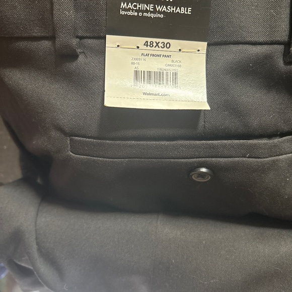 George men classic fit machine washable flat front pant 48X30 - Picture 1 of 1